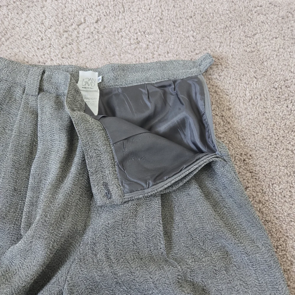 Vintage Joan and David High-waisted Womens Wool Pants Size 10 Lined Preppy 80s - Picture 9 of 15